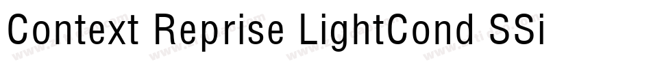 Context Reprise LightCond SSi Normal字体转换